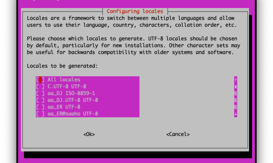 Proxmox LXC Ubuntu語系設定
